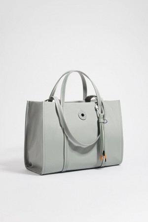 Bimba Y Lola M Shopper Bag Light Grey | USA 0153XFUQT