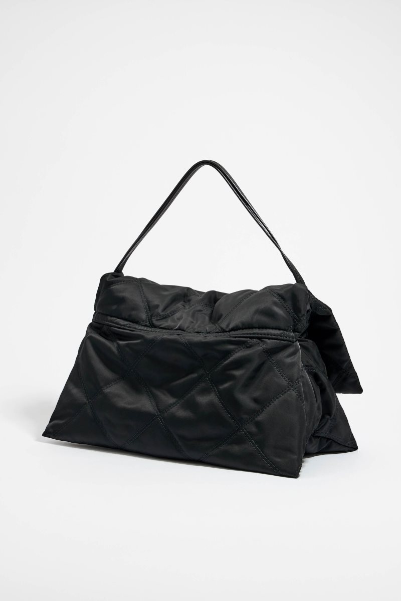 Bimba Y Lola M Flap Handbag Black | USA 5610TKDIS